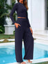 'Riftwear' Long Sleeve Top and Pants Set - Celes Fashion